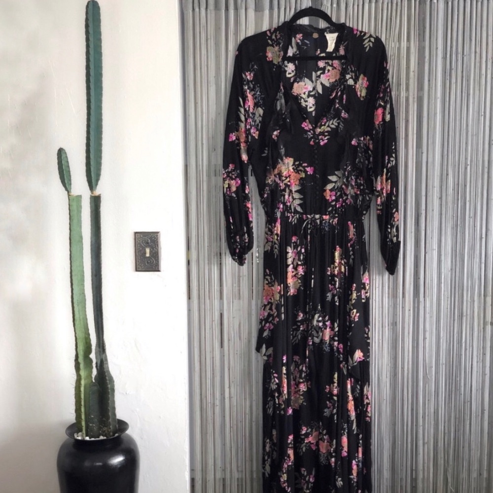 Free People Floral Jumpsuit